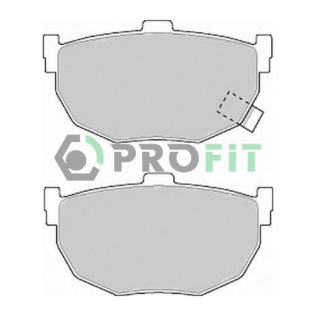 Колодки тормозные дисковые комплект задние Profit - PR 5000-0638 - изображение №1 PR 5000-0638