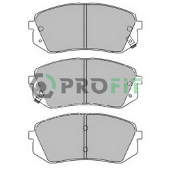Колодки тормозные дисковые комплект передние Profit