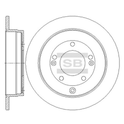Диск тормозной HI-Q Sangsin Brake