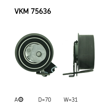 Натяжний ролик ременя ГРМ SKF - VKM 75636 - зображення №1 VKM 75636