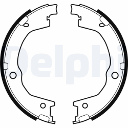 Колодки ручного (стоянкового) гальма Delphi