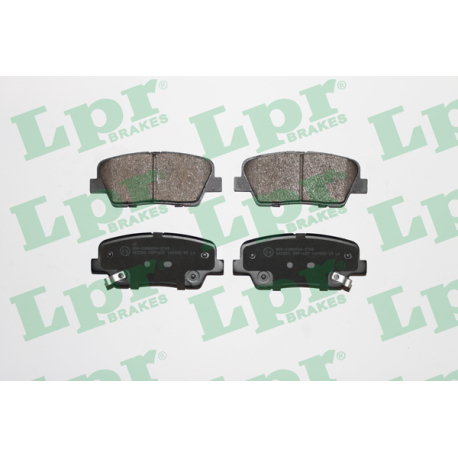Колодки тормозные дисковые комплект LPR - LPR 05P1625 - изображение №1 LPR 05P1625
