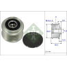 Шкив инерционный (муфта) генератора INA - 535 0219 10 - изображение №1