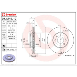 Диск тормозной Brembo