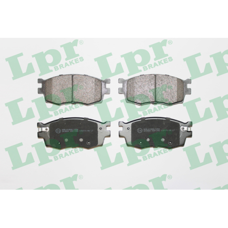 Колодки тормозные дисковые комплект LPR - LPR 05P1345 - изображение №1 LPR 05P1345
