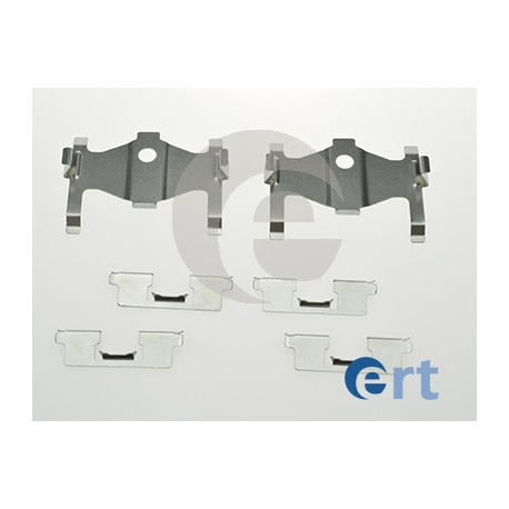 Монтажный комплект тормозных колодок (дисковый тормоз) ERT - ERT 420118 - изображение №1 ERT 420118