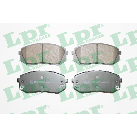 Колодки тормозные дисковые комплект LPR - LPR 05P1689 - изображение №1 LPR 05P1689