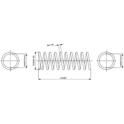 Пружина ходовой части Monroe