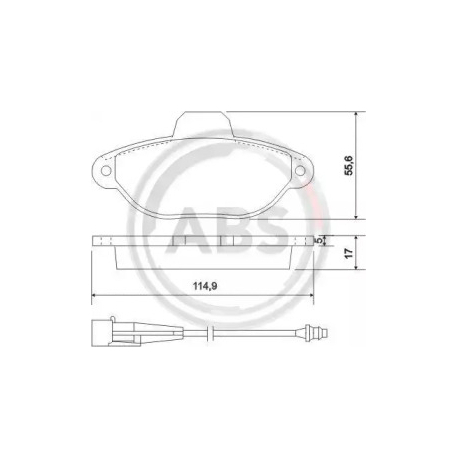 Колодки тормозные дисковые комплект A.B.S. ABS 37896. Фото 1 ABS 37896
