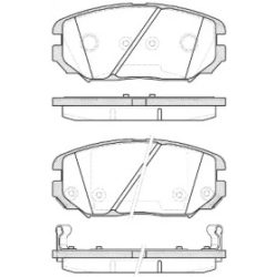 Колодки гальмівні дискові комплект передні ROADHOUSE Колодки гальмівні дискові комплект передні ROADHOUSE