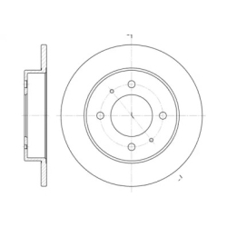 Диск тормозной задний ROADHOUSE