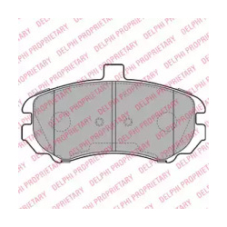 Колодки гальмівні дискові комплект Delphi