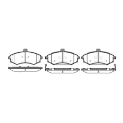 Колодки тормозные дисковые комплект передние ROADHOUSE