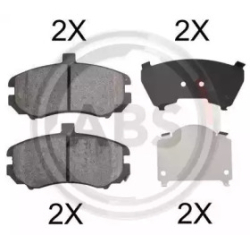 Колодки тормозные дисковые комплект A.B.S.