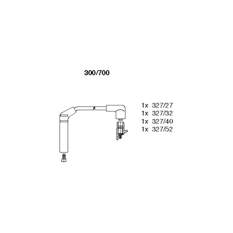 Провода высоковольтные BREMI BR 300/700. Фото 1 BR 300/700