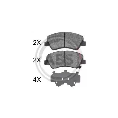 Колодки гальмівні дискові комплект A.B.S. ABS 37916. Фото 1 ABS 37916