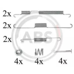 Монтажний комплект гальмівних колодок A.B.S.