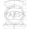 Колодки тормозные дисковые комплект A.B.S. ABS 37520. Фото 1