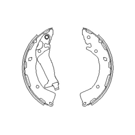 Колодки тормозные комплект задние Remsa 4248.00. Фото 1 4248.00