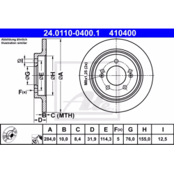 Диск тормозной ATE