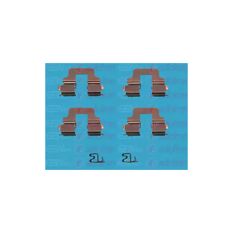 Монтажний комплект гальмівних колодок (дискове гальмо) Autofren Seinsa AF D42389A. Фото 1 AF D42389A