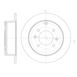Диск тормозной задний ROADHOUSE