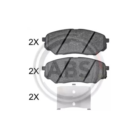 Колодки гальмівні дискові комплект A.B.S. ABS 35108. Фото 1 ABS 35108