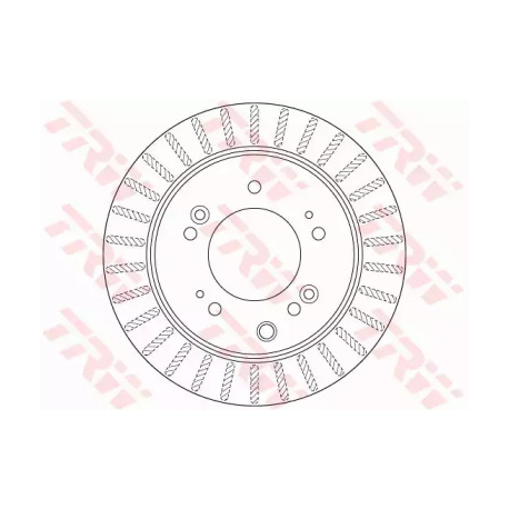 Диск тормозной TRW DF6191S. Фото 1 DF6191S