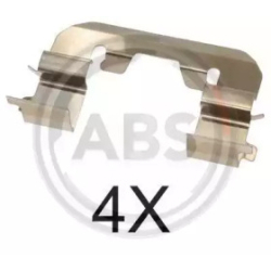 Монтажний комплект гальмівних колодок (дискове гальмо) A.B.S.