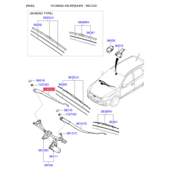 Важіль склоочисника 98311-2L000 Mobis