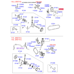 Бачок гидроусилителя руля (ГУР) 57150-1C000 Mobis