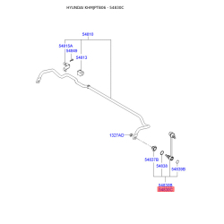 Стойка стабилизатора правая 54840-1C000 Mobis