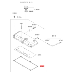 Прокладка клапанной крышки 22441-02400 Mobis