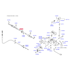 Трос, управління зчепленням 46760-1C700 Mobis Трос, управління зчепленням 46760-1C700 Mobis