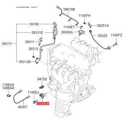 Датчик положения распределительного вала 39350-02710 Mobis