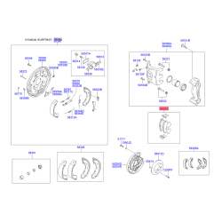 Колодки гальмівні дискові комплект 58302-1CA10 Mobis