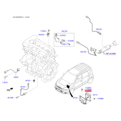 Кріплення трубок кондиціонера і компресора 11293-08406K Mobis Кріплення трубок кондиціонера і компресора 11293-08406K Mobis