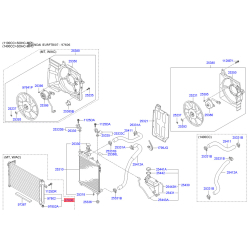 Радиатор кондиционера 97606-1C200 Mobis Радиатор кондиционера 97606-1C200 Mobis
