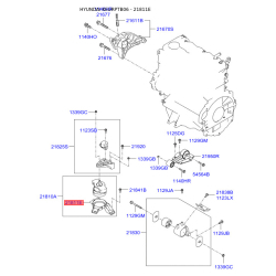 Кронштейн проводки (жгут, коса) 21815-1C550 Mobis Кронштейн проводки (жгут, коса) 21815-1C550 Mobis