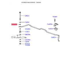 Втулка стабілізатора 54826-22000 Mobis