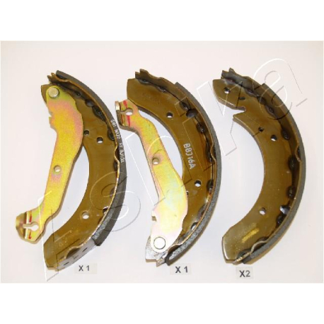 Колодки тормозные комплект задние ASHIKA - 55-H0-003 - изображение №1 55-H0-003