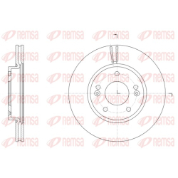 Диск гальмівний передній Remsa