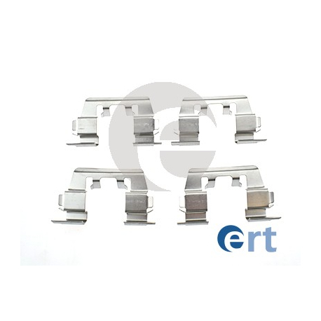Монтажный комплект тормозных колодок (дисковый тормоз) ERT - ERT 420137 - изображение №1 ERT 420137