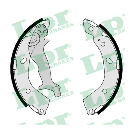 Колодки тормозные комплект LPR - LPR 08760 - изображение №1 LPR 08760