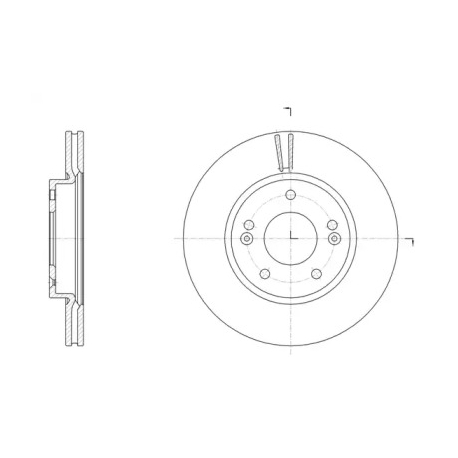 Диск тормозной передний ROADHOUSE RH 61507.10. Фото 1 RH 61507.10