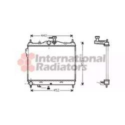 Радиатор охлаждения двигателя Van Wezel Радиатор охлаждения двигателя Van Wezel