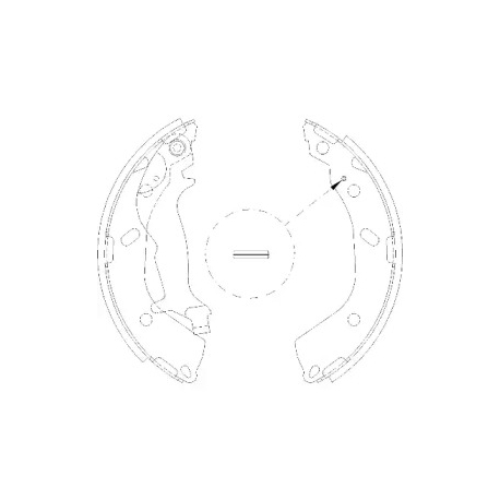 Колодки гальмівні комплект задні Remsa 4193.00. Фото 1 4193.00