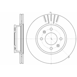 Диск тормозной передний ROADHOUSE