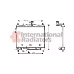 Радиатор охлаждения двигателя Van Wezel Радиатор охлаждения двигателя Van Wezel