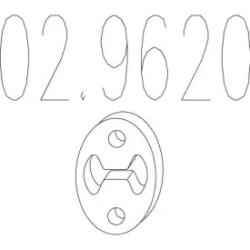 Подушка выхлопной системы MTS Подушка выхлопной системы MTS